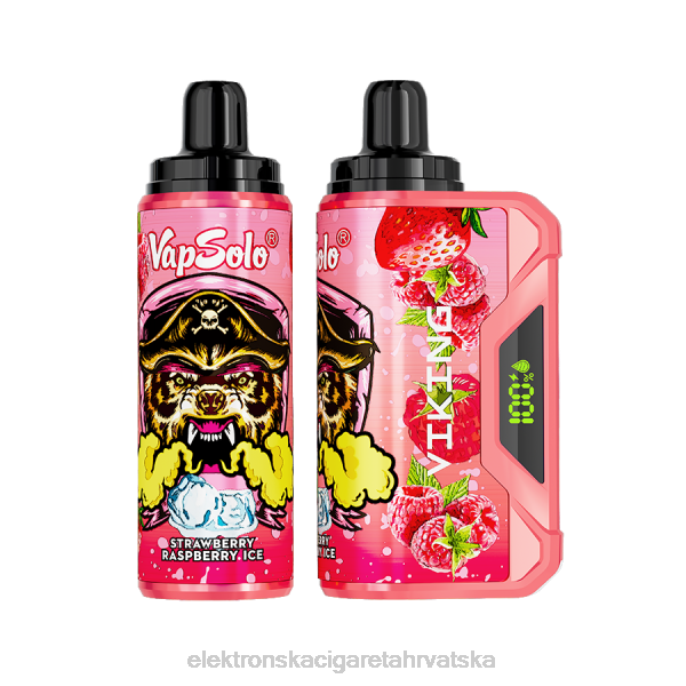 Smok Jednokratni Vape - Vapsolo VIKING jednokratni vape jagoda malina led 02XP139