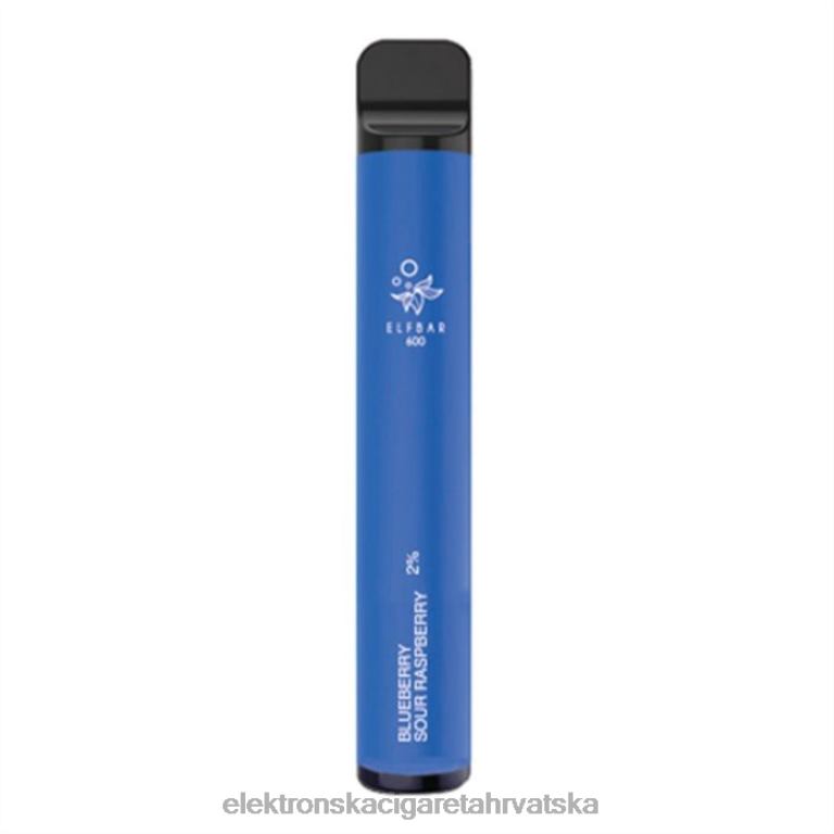 Elektronska Cigareta Za Enkratno Uporabo - borovnica kisela malina DJFJL103 ELFBAR 600