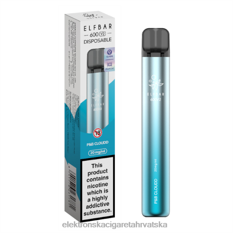 Elektronska Cigareta Petrol - p&b u oblaku DJFJL290 ELFBAR 600V2 20 mg