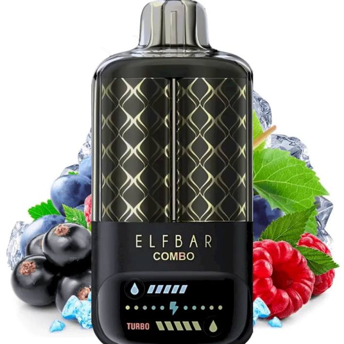 E Tekućina - crni ribiz malina & grožđe Elf Bar Combo 25000 F2B08