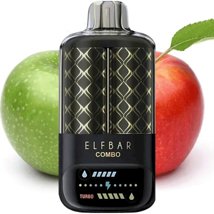 Elektronska Cigareta Cena - shisha od zelene jabuke i duple jabuke Elf Bar Combo 25000 F2B03