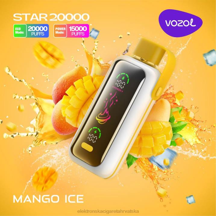 Elektronska Cigareta Za Enkratno Uporabo - led od manga VOZOL STAR 20000 N8RT13
