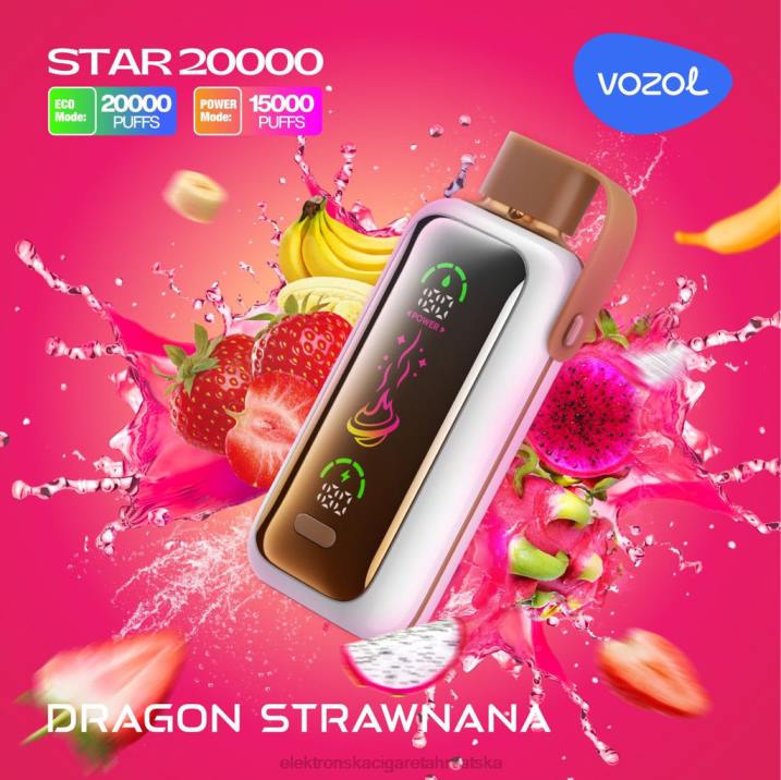 Jednokratni Vape Tisak - zmaj strawnana VOZOL STAR 20000 N8RT8
