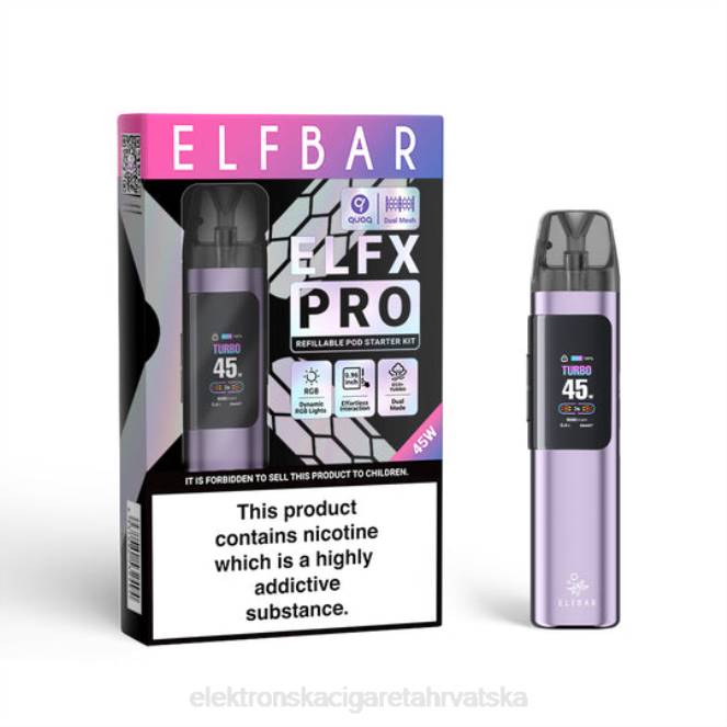 ljubičasta ELFBAR ELFX Pro Otvoreni Pod uređaj 846F2
