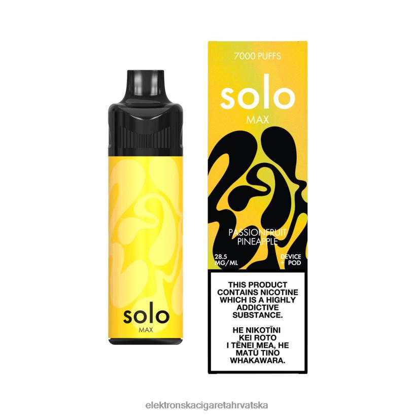 E Cigareta Tekućina - Solo MAX komplet mahuna passionfruit ananas V80ZZF69