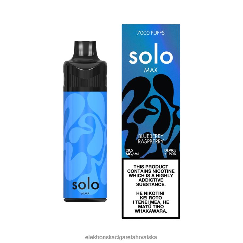 Jednokratni Vape Tisak - Solo MAX komplet mahuna borovnica malina V80ZZF65