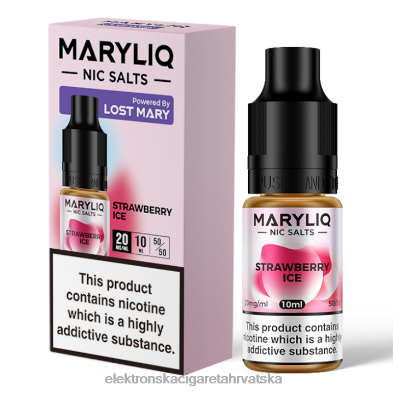 Elektronska Cigareta Hrvatska - led od jagoda DJFJL457 LOST MARY MARYLIQ soli - 10ml - 20mg