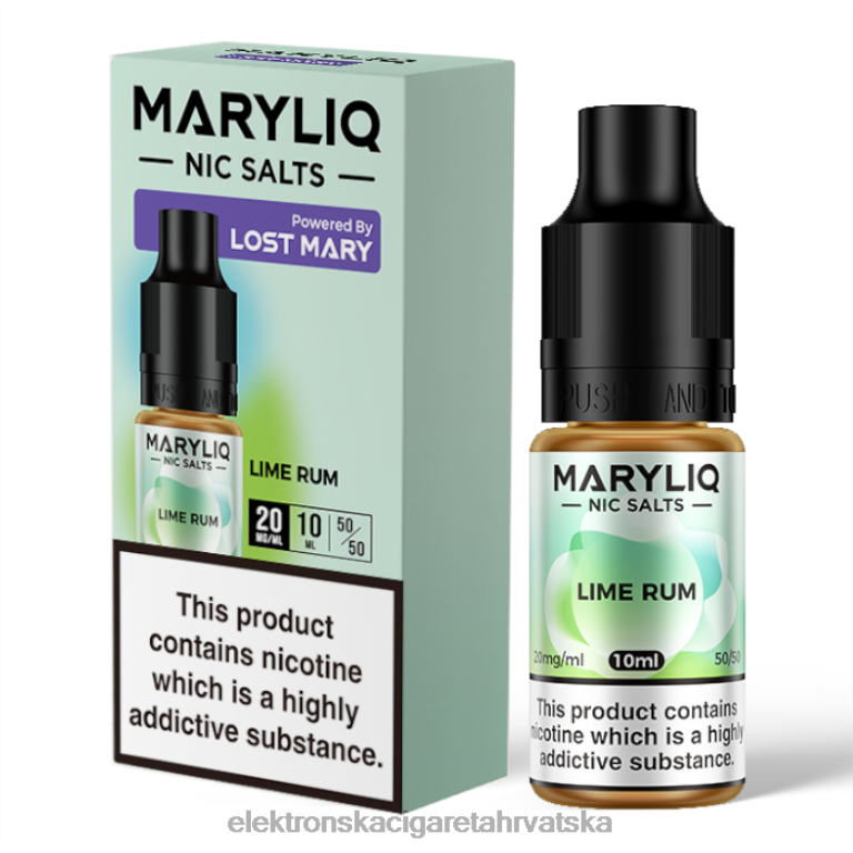 Elektronska Cigareta Hrvatska - limeta rum DJFJL448 LOST MARY MARYLIQ soli - 10ml - 20mg