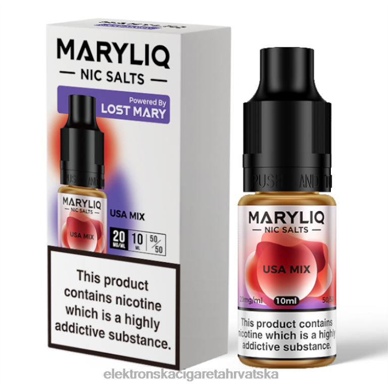 Elektronska Cigareta Za Enkratno Uporabo Petrol - američka mješavina DJFJL462 LOST MARY MARYLIQ soli - 10ml - 20mg