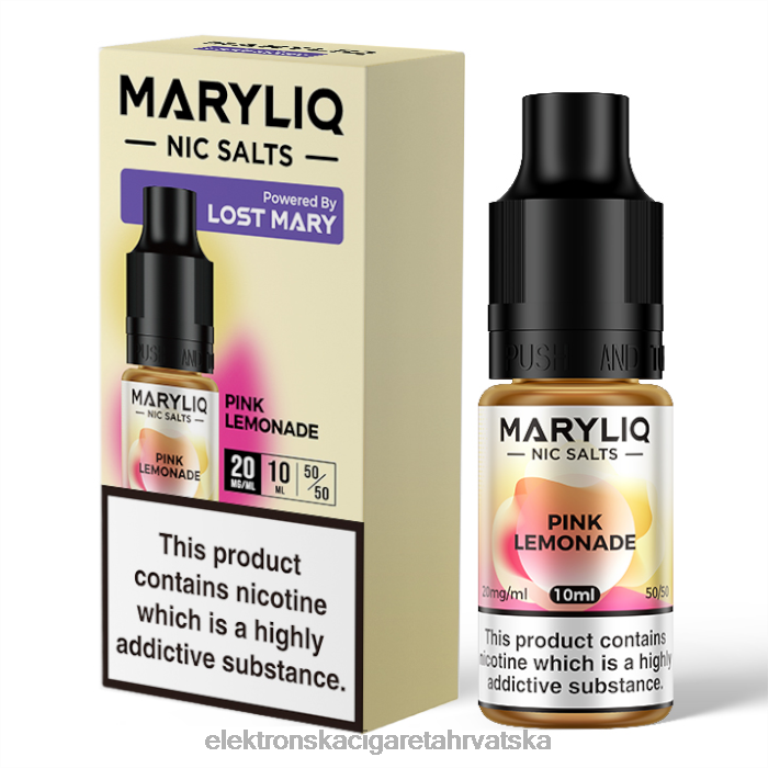 Elektronska Cigareta Za Enkratno Uporabo - ružičasta limunada DJFJL454 LOST MARY MARYLIQ soli - 10ml - 20mg