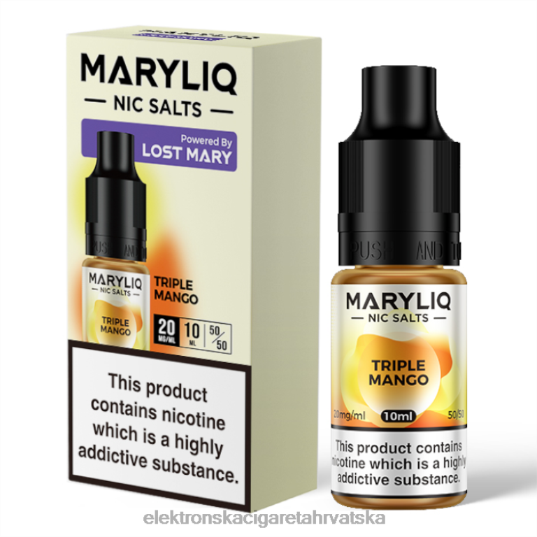 Jednokratni Vape Hrvatska - trostruki mango DJFJL459 LOST MARY MARYLIQ soli - 10ml - 20mg