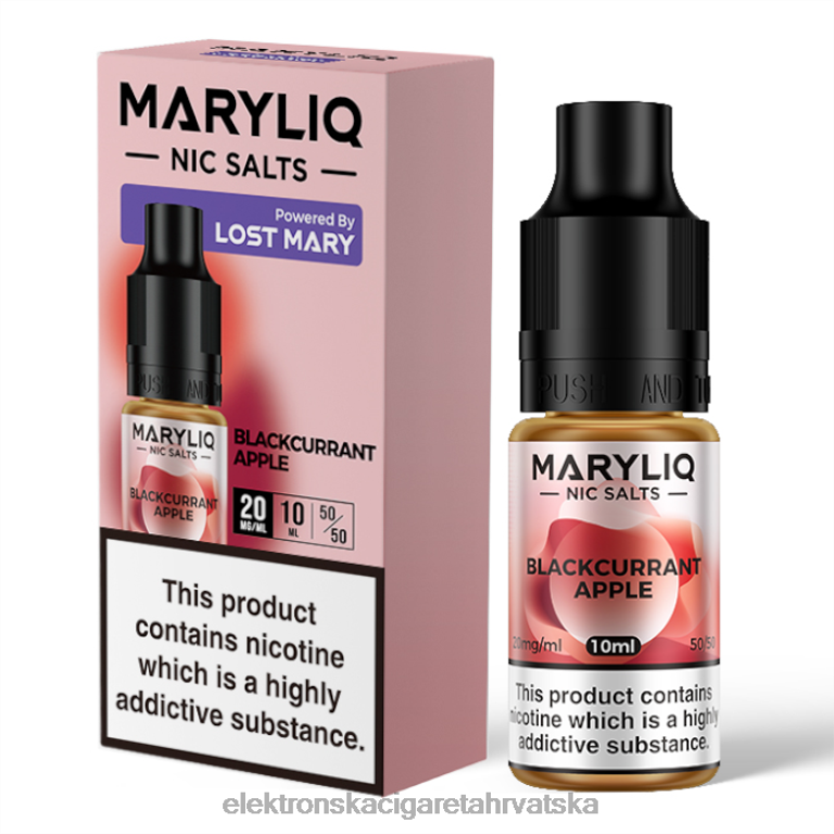 Jednokratni Vape Tisak - jabuka crnog ribiza DJFJL440 LOST MARY MARYLIQ soli - 10ml - 20mg