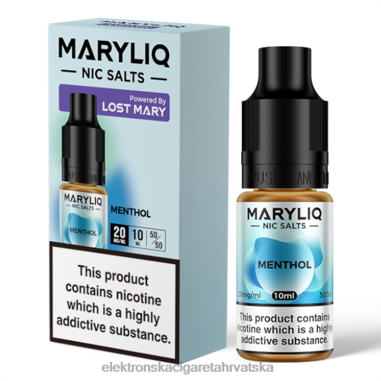 Jednokratni Vape Tisak - mentol DJFJL449 LOST MARY MARYLIQ soli - 10ml - 20mg