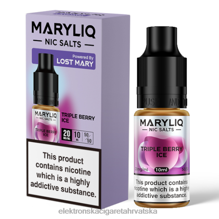 Jednokratni Vape Tisak - trostruki bobičasti led DJFJL458 LOST MARY MARYLIQ soli - 10ml - 20mg