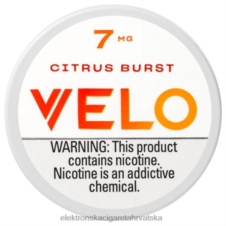 Jednokratni Vape Tisak - citrusni prasak DJFJL44 VELO nikotinska vrećica 7mg
