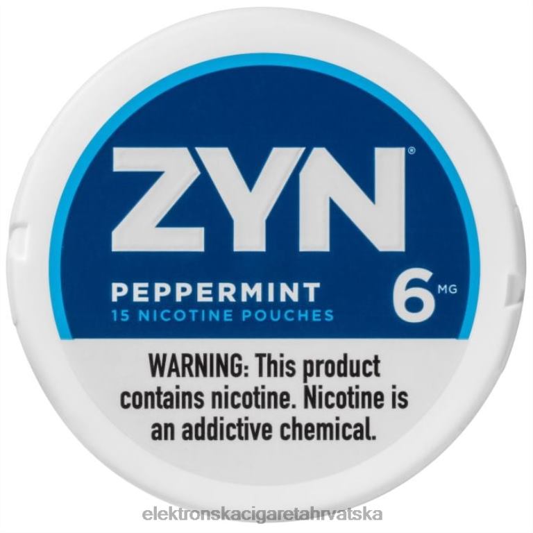 Jednokratni Vape Hrvatska - paprena metvica DJFJL18 ZYN nikotinska vrećica 6 mg