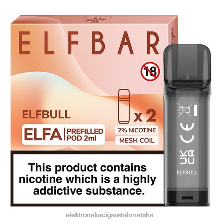 Elektronska Cigareta Petrol - vilenjak DJFJL335 ELFBAR Elfa napunjena kapsula - 2 ml - 20 mg (2 pakiranja)